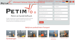Desktop Screenshot of petim.nl