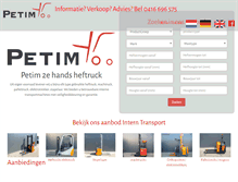 Tablet Screenshot of petim.nl